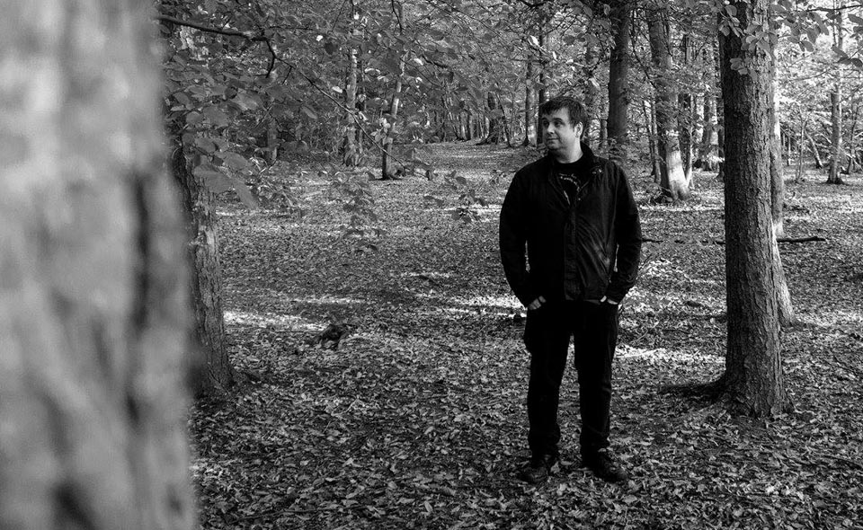 Tinny Bennett in the woods